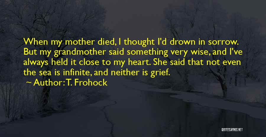 Grandmother Inspirational Quotes By T. Frohock