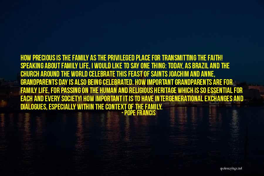 Grandparents Being Important Quotes By Pope Francis Grandparents Being Important Quotes By Pope Francis