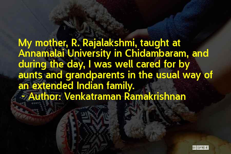 Grandparents Day Quotes By Venkatraman Ramakrishnan