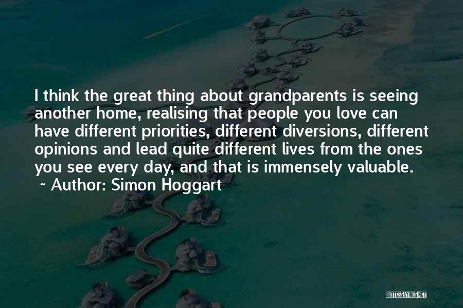 Grandparents Love Quotes By Simon Hoggart