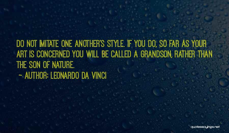 Grandson Quotes By Leonardo Da Vinci