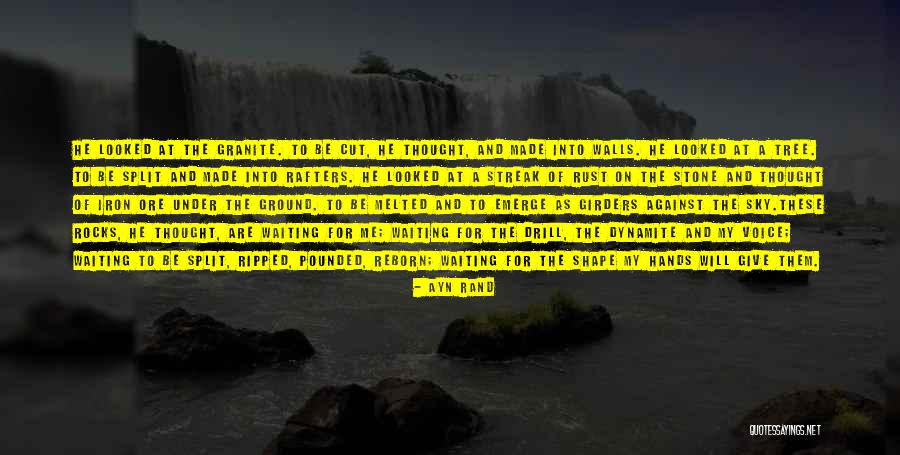 Granite Stone Quotes By Ayn Rand Granite Stone Quotes By Ayn Rand