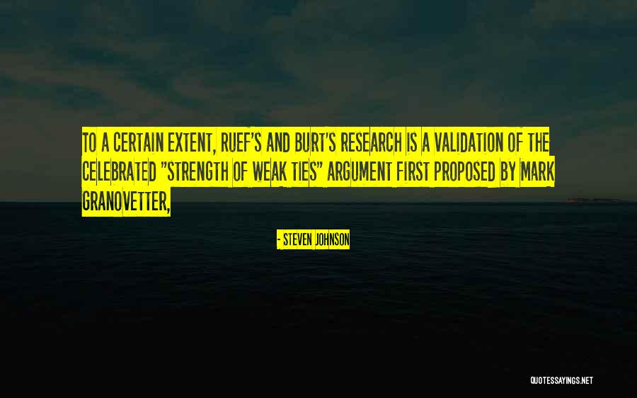 Granovetter Quotes By Steven Johnson Granovetter Quotes By Steven Johnson