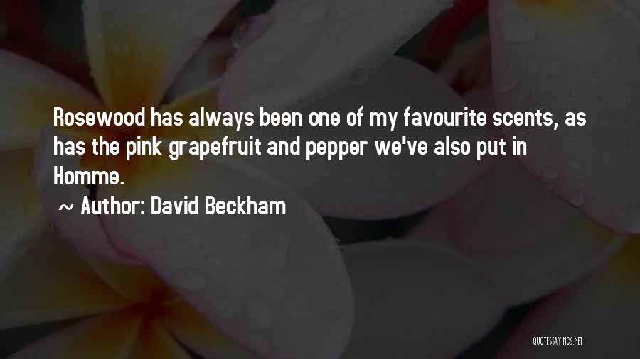 Grapefruit Quotes By David Beckham