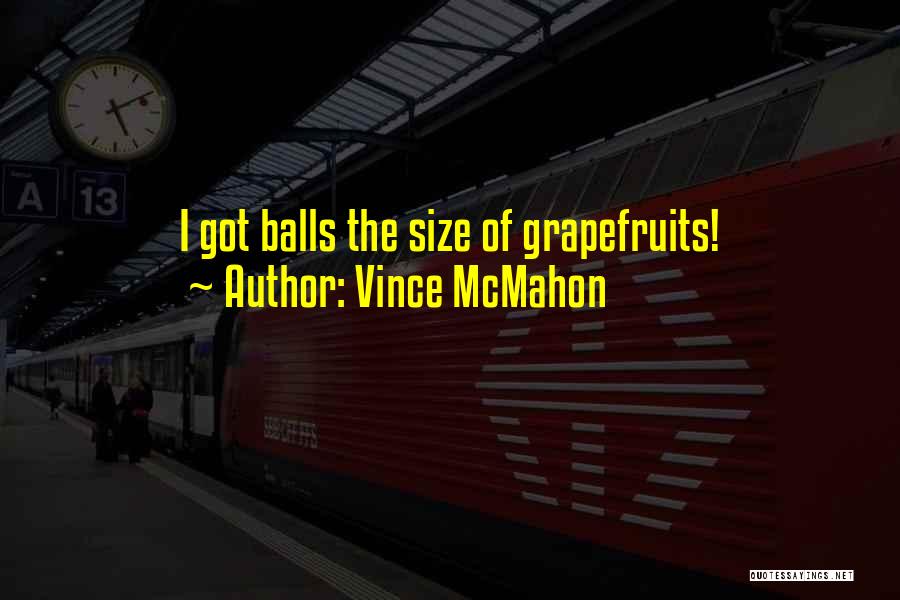 Grapefruit Quotes By Vince McMahon