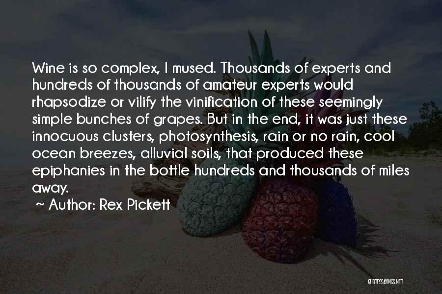 Grapes And Wine Quotes By Rex Pickett