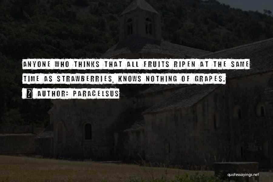 Grapes Quotes By Paracelsus