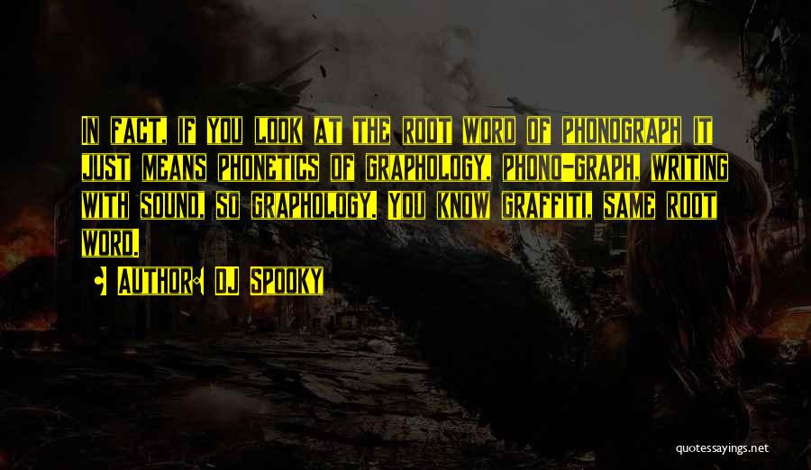 Graphology Quotes By DJ Spooky