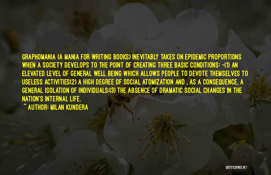 Graphomania Quotes By Milan Kundera