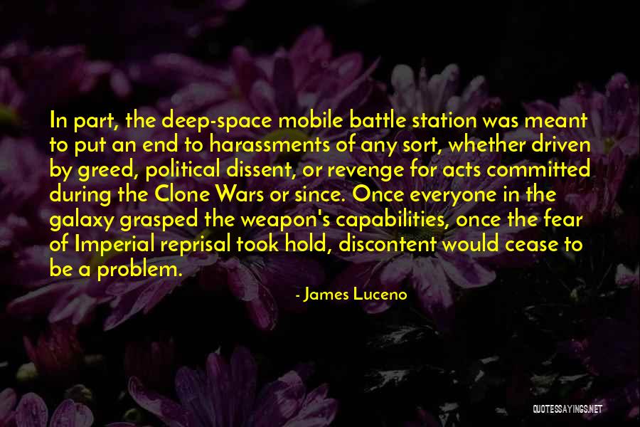 Grasped 7 Quotes By James Luceno Grasped 7 Quotes By James Luceno