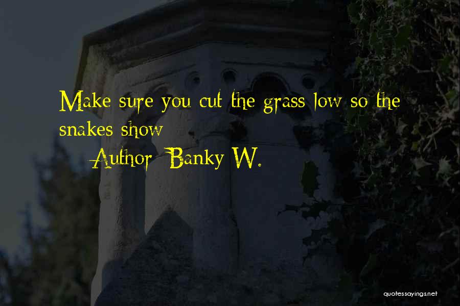 Grass Cutting Quotes By Banky W.