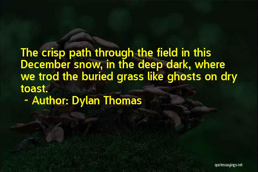 Grass Field Quotes By Dylan Thomas