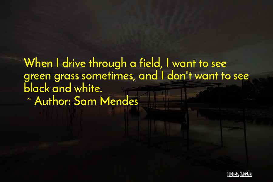 Grass Field Quotes By Sam Mendes