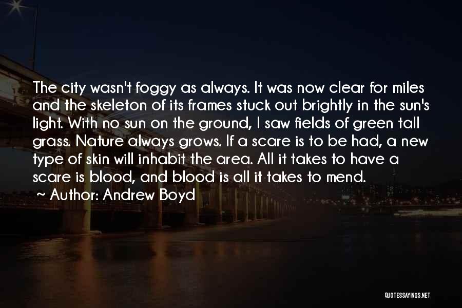 Grass Fields Quotes By Andrew Boyd