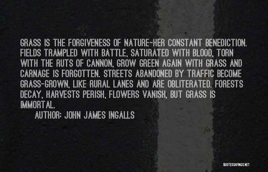 Grass Fields Quotes By John James Ingalls