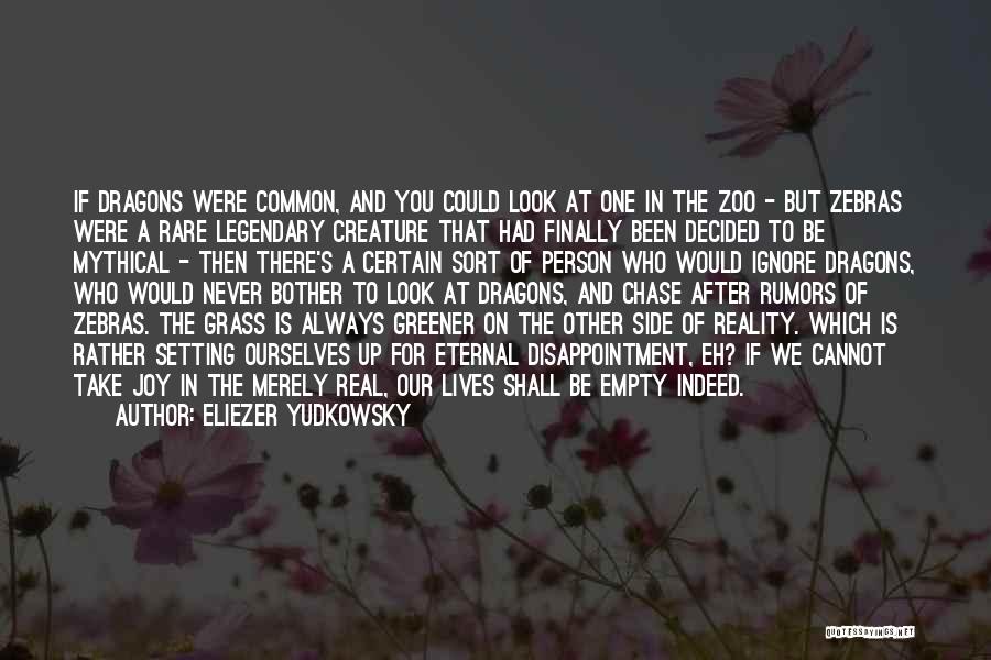 Grass Greener On The Other Side Quotes By Eliezer Yudkowsky