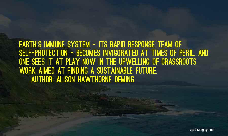 Grassroots Quotes By Alison Hawthorne Deming