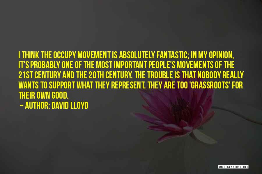 Grassroots Quotes By David Lloyd