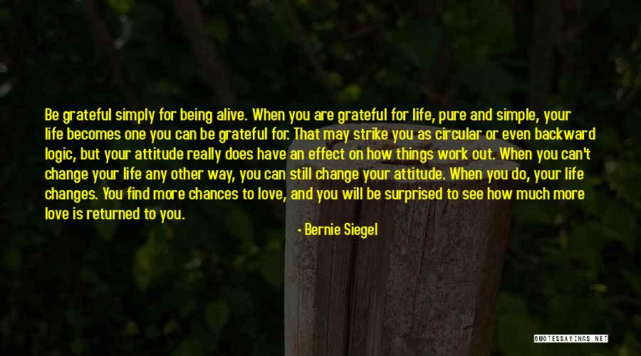 Grateful For Simple Things Quotes By Bernie Siegel Grateful For Simple Things Quotes By Bernie Siegel
