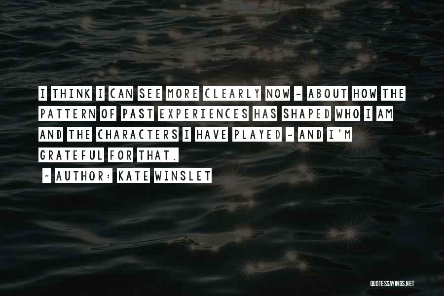 Grateful For Who I Am Quotes By Kate Winslet