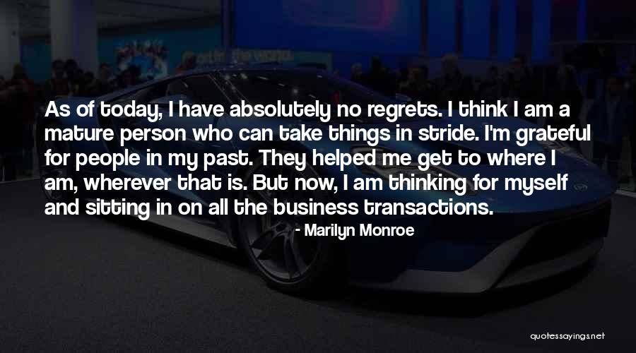 Grateful For Who I Am Quotes By Marilyn Monroe Grateful For Who I Am Quotes By Marilyn Monroe