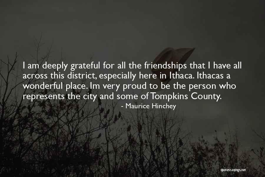 Grateful For Who I Am Quotes By Maurice Hinchey