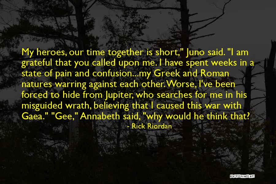 Grateful For Who I Am Quotes By Rick Riordan Grateful For Who I Am Quotes By Rick Riordan