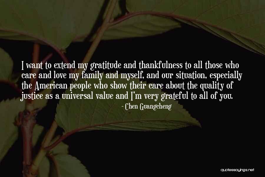 Grateful Quotes By Chen Guangcheng