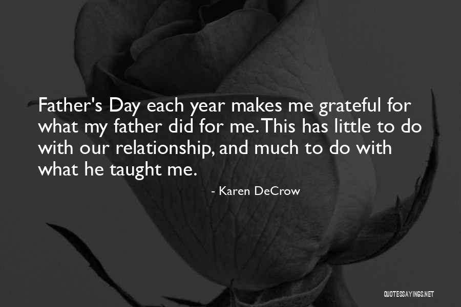 Grateful Quotes By Karen DeCrow