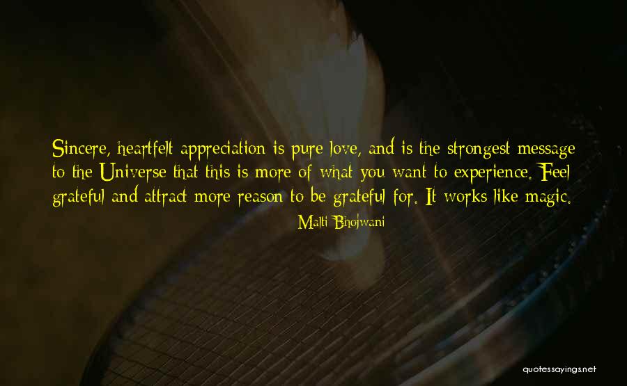 Grateful Quotes By Malti Bhojwani