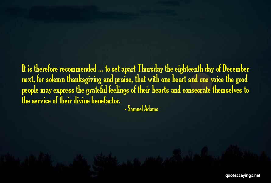 Grateful Thursday Quotes By Samuel Adams Grateful Thursday Quotes By Samuel Adams