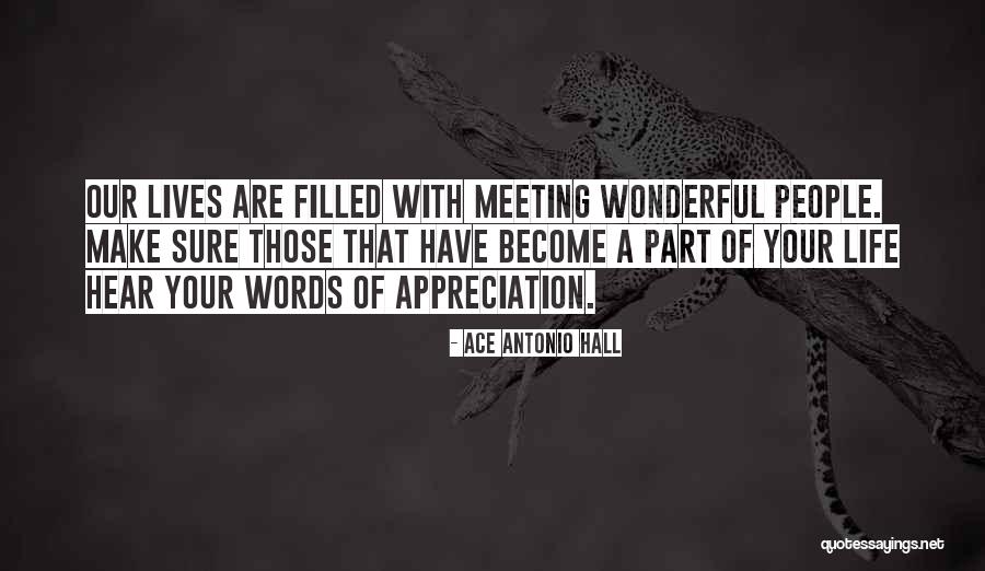 Gratefulness For Friends Quotes By Ace Antonio Hall