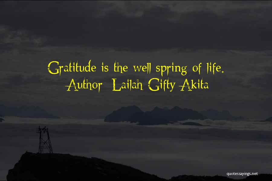 Gratefulness God Quotes By Lailah Gifty Akita