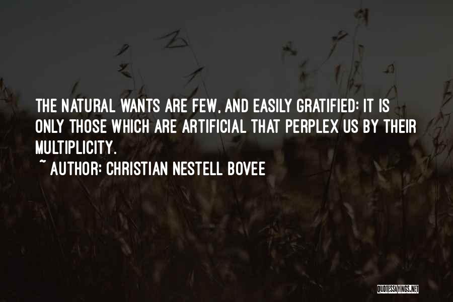 Gratified Quotes By Christian Nestell Bovee