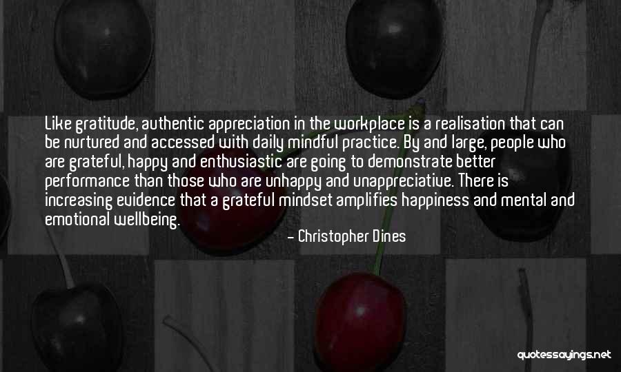 Gratitude And Appreciation Quotes By Christopher Dines