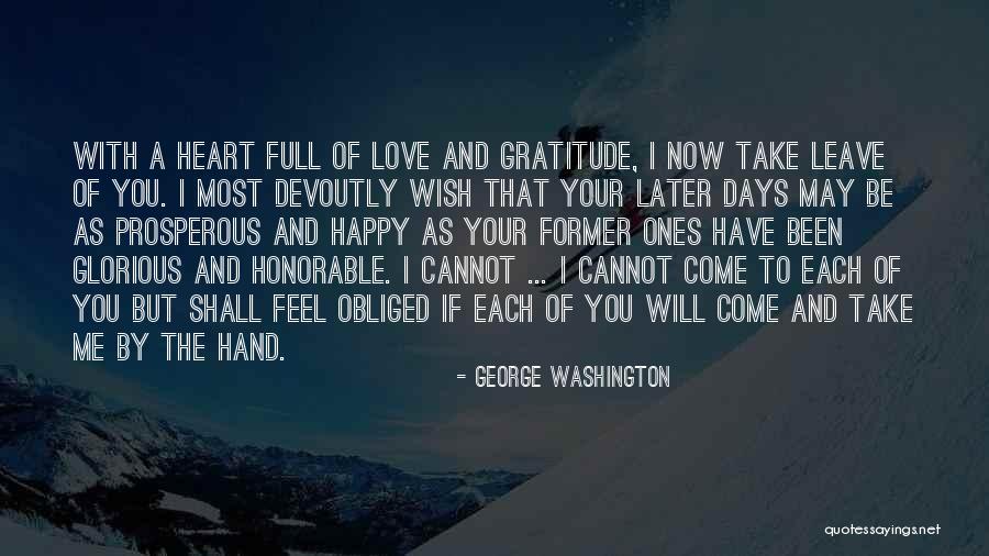 Gratitude And Appreciation Quotes By George Washington