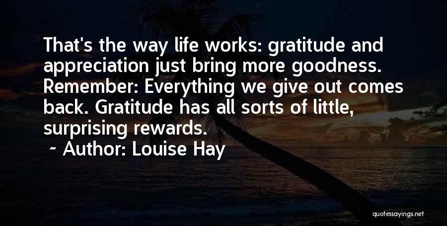 Gratitude And Appreciation Quotes By Louise Hay
