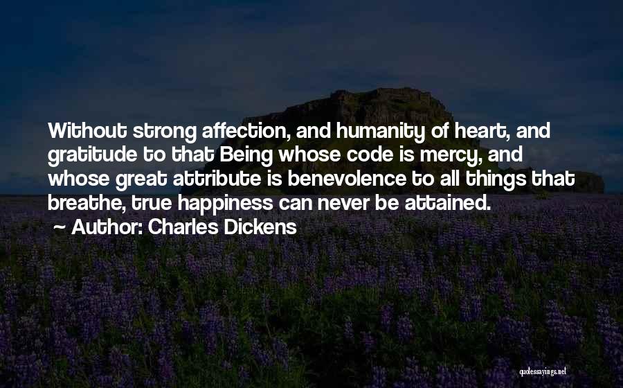 Gratitude And Happiness Quotes By Charles Dickens