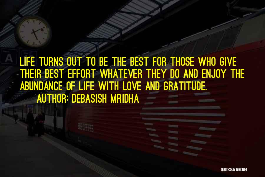 Gratitude And Happiness Quotes By Debasish Mridha