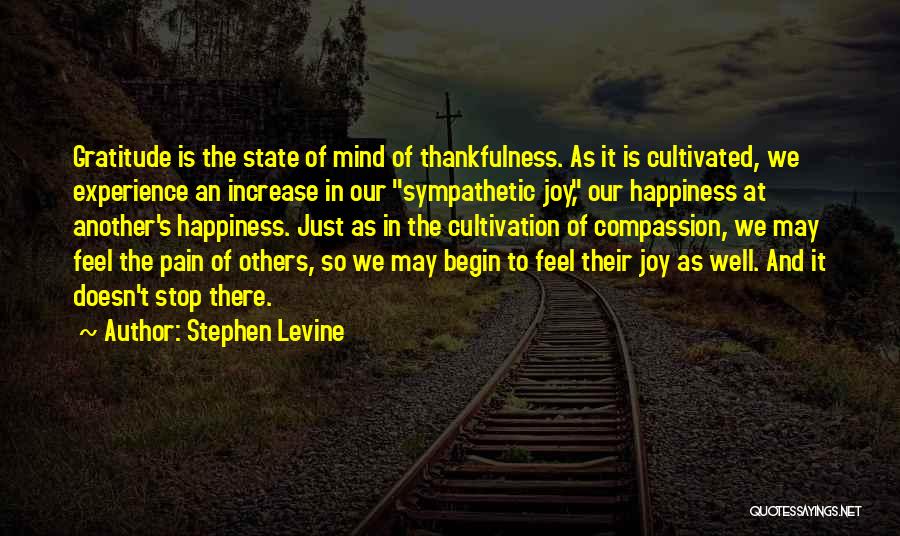 Gratitude And Thankfulness Quotes By Stephen Levine