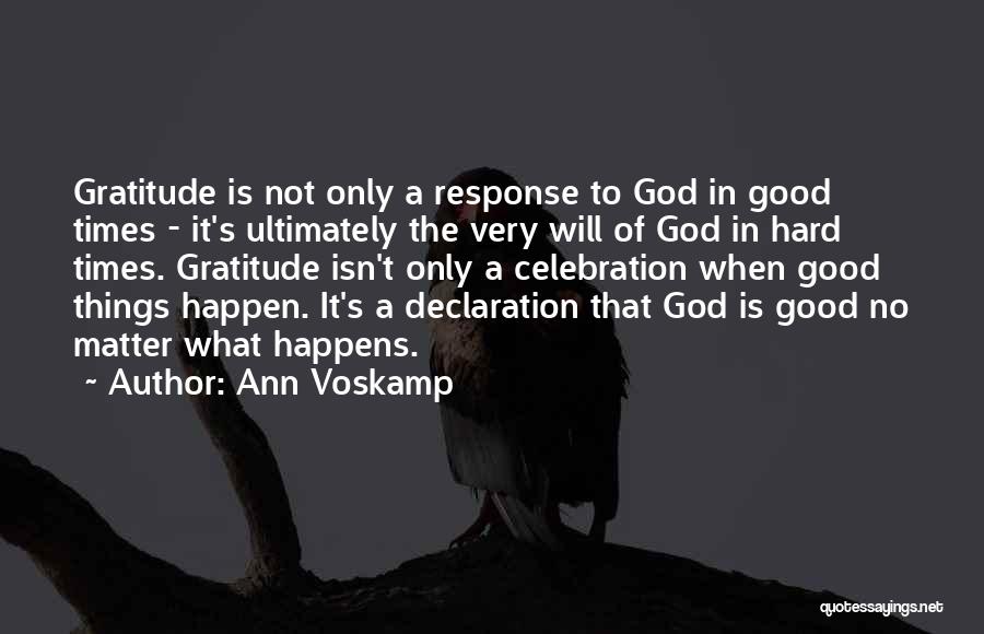 Gratitude Ann Voskamp Quotes By Ann Voskamp