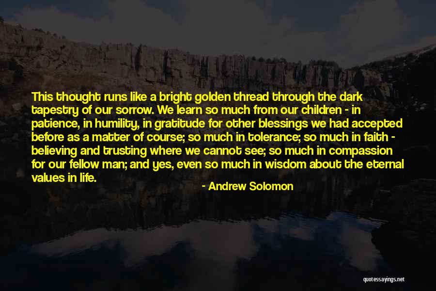 Gratitude Blessings Quotes By Andrew Solomon Gratitude Blessings Quotes By Andrew Solomon