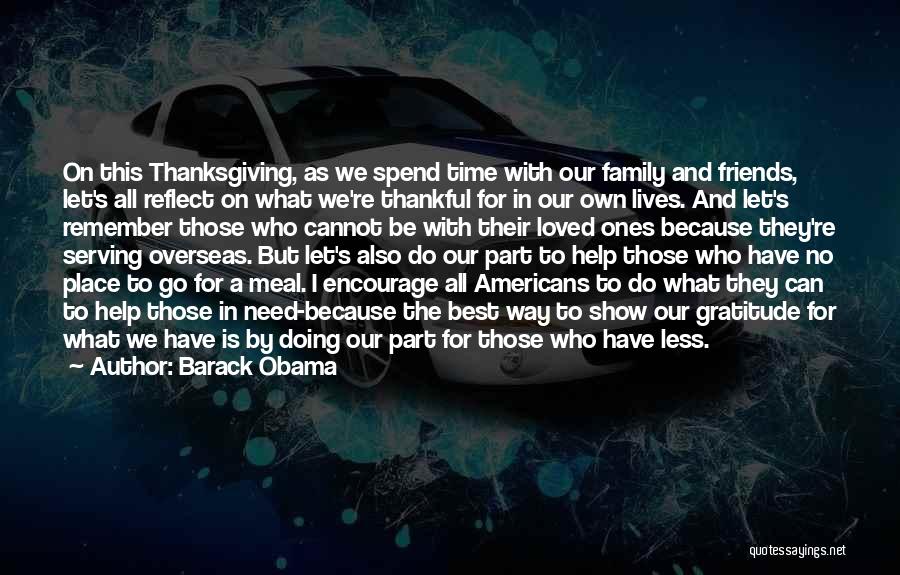 Gratitude For Family Quotes By Barack Obama