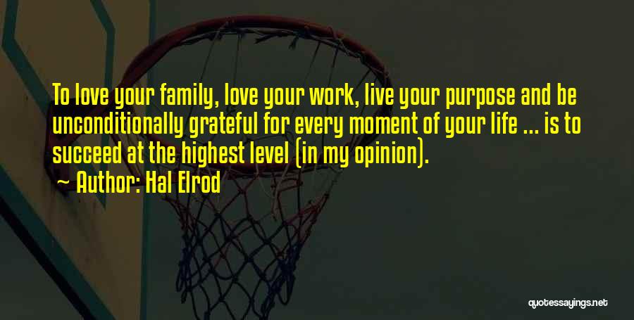 Gratitude For Family Quotes By Hal Elrod