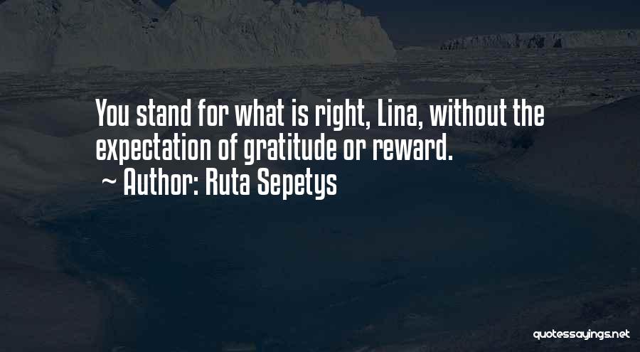 Gratitude For Kindness Quotes By Ruta Sepetys