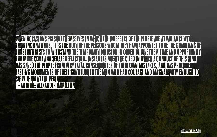 Gratitude For Leadership Quotes By Alexander Hamilton