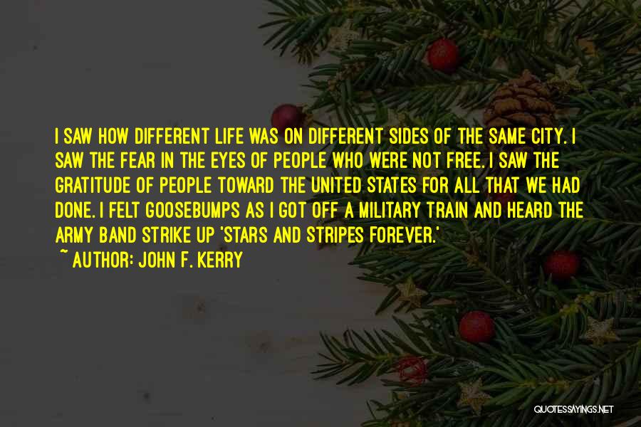 Gratitude For Military Quotes By John F. Kerry