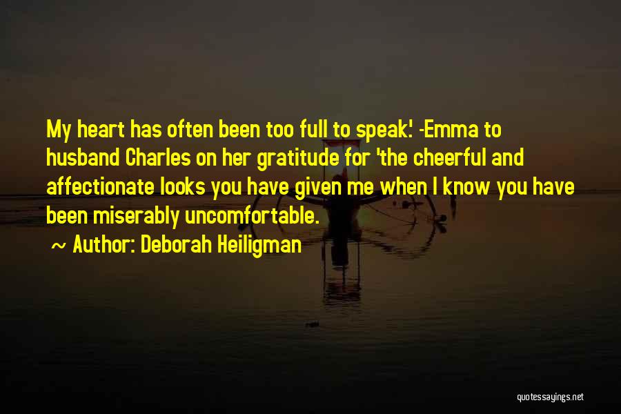 Gratitude For My Husband Quotes By Deborah Heiligman