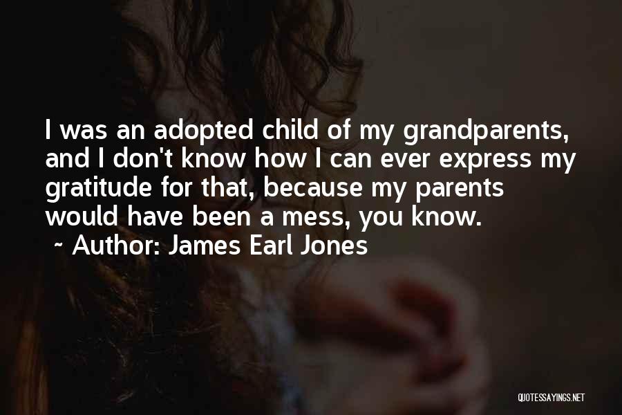Gratitude For Parents Quotes By James Earl Jones