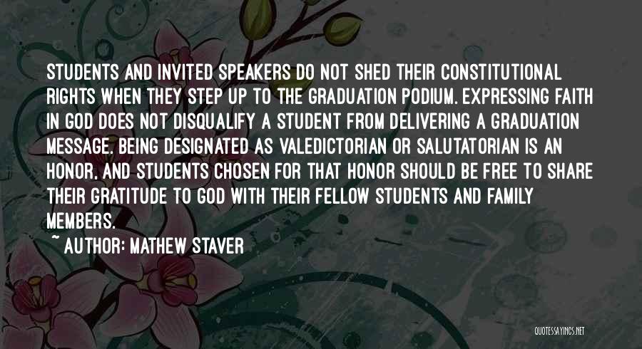 Gratitude For Students Quotes By Mathew Staver